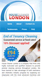 Mobile Screenshot of housecleanerlondon.co.uk